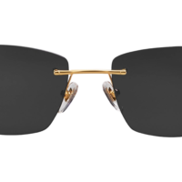 VF BAL HARBOUR BUFFS BLACK BUFFALO HORN 24KT YELLOW GOLD