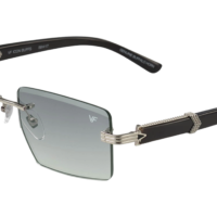 VF ICON BUFFS BLACK BUFFALO HORN 24KT WHITE GOLD