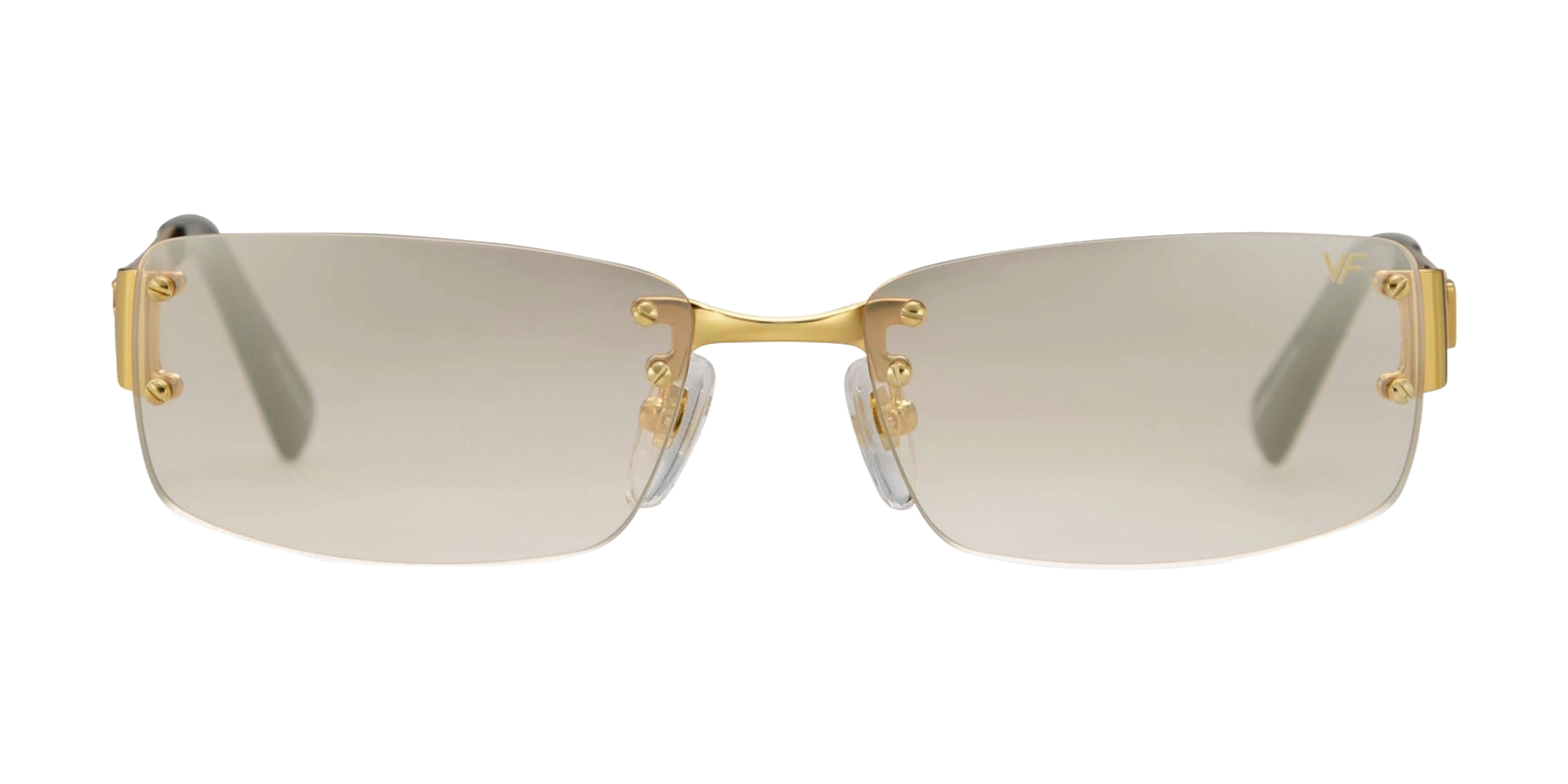 VF INFAMOUS RIMLESS DRILL MOUNT 24KT GOLD