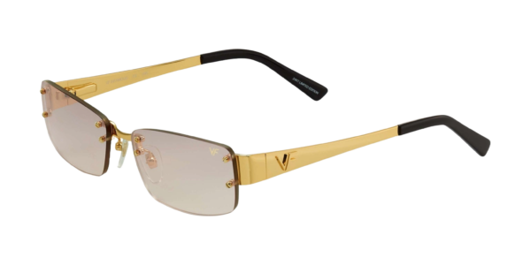 VF INFAMOUS RIMLESS DRILL MOUNT 24KT GOLD